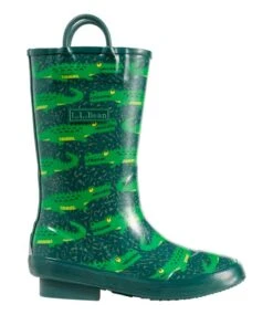 L.L.Bean Kids' Puddle Stompers Rain Boots, Print