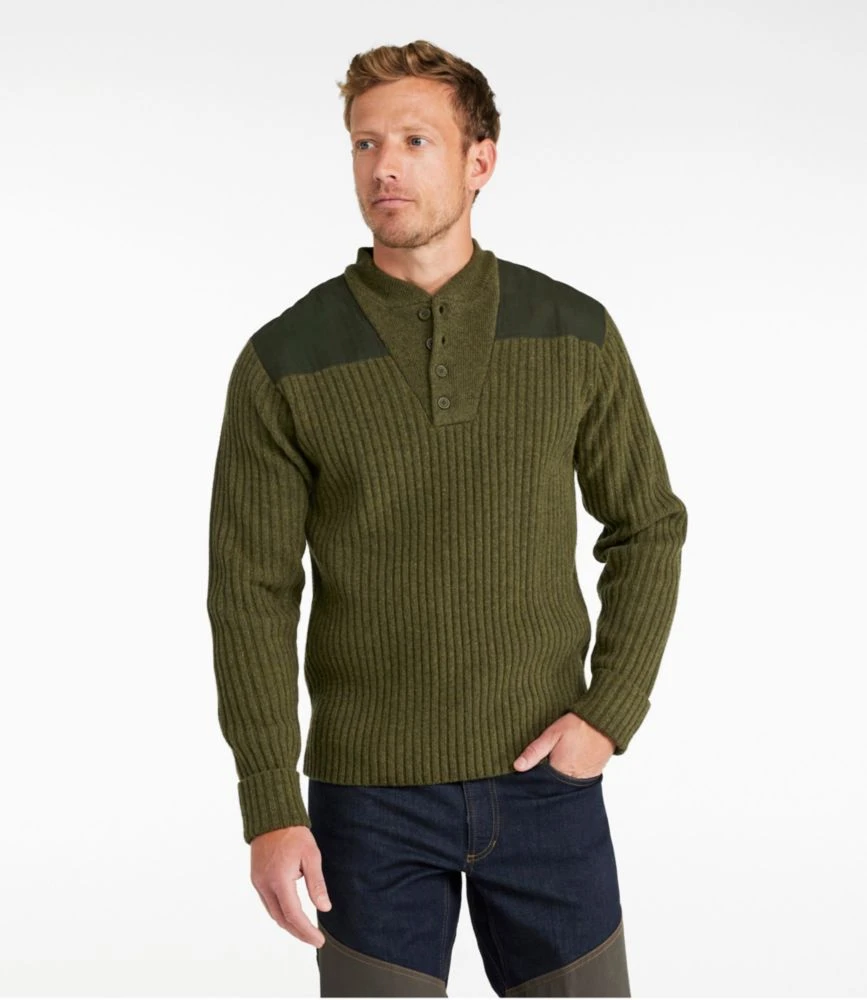 L.L.Bean Men's Commando Sweater, Henley 4 L.L.Bean Men's Commando Sweater, Henley - Image 2
