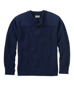 L.L.Bean Men's Commando Sweater, Henley