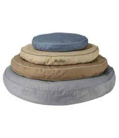 L.L.Bean Premium Denim Dog Bed Set, Round -L.L.Bean 234165 0 46