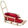 L.L.Bean Kids' Pull Sled And Cushion Set With Push Handle