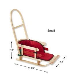 L.L.Bean Kids' Pull Sled And Cushion Set With Push Handle -L.L.Bean 239733 0 45 1