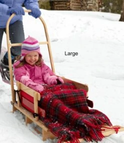 L.L.Bean Kids' Pull Sled And Cushion Set With Push Handle 13 L.L.Bean Kids' Pull Sled And Cushion Set With Push Handle -L.L.Bean 239733 0 48