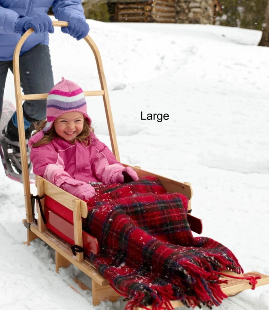 L.L.Bean Kids' Pull Sled And Cushion Set With Push Handle 8 L.L.Bean Kids' Pull Sled And Cushion Set With Push Handle - Image 6