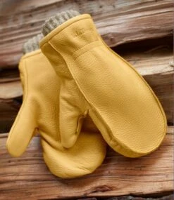 L.L.Bean Men's Buckskin Chopper Mitts -L.L.Bean 258851 0 46