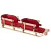 L.L.Bean Kids' Pull Sled And Cushion Set, Tandem -L.L.Bean 260122 0 41 1
