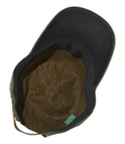L.L.Bean Adults' Wool-Lined Waxed-Cotton Fowler's Cap -L.L.Bean 271100 0 45