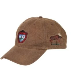 L.L.Bean Adults' MIF&W Waxcloth Hat, Moose