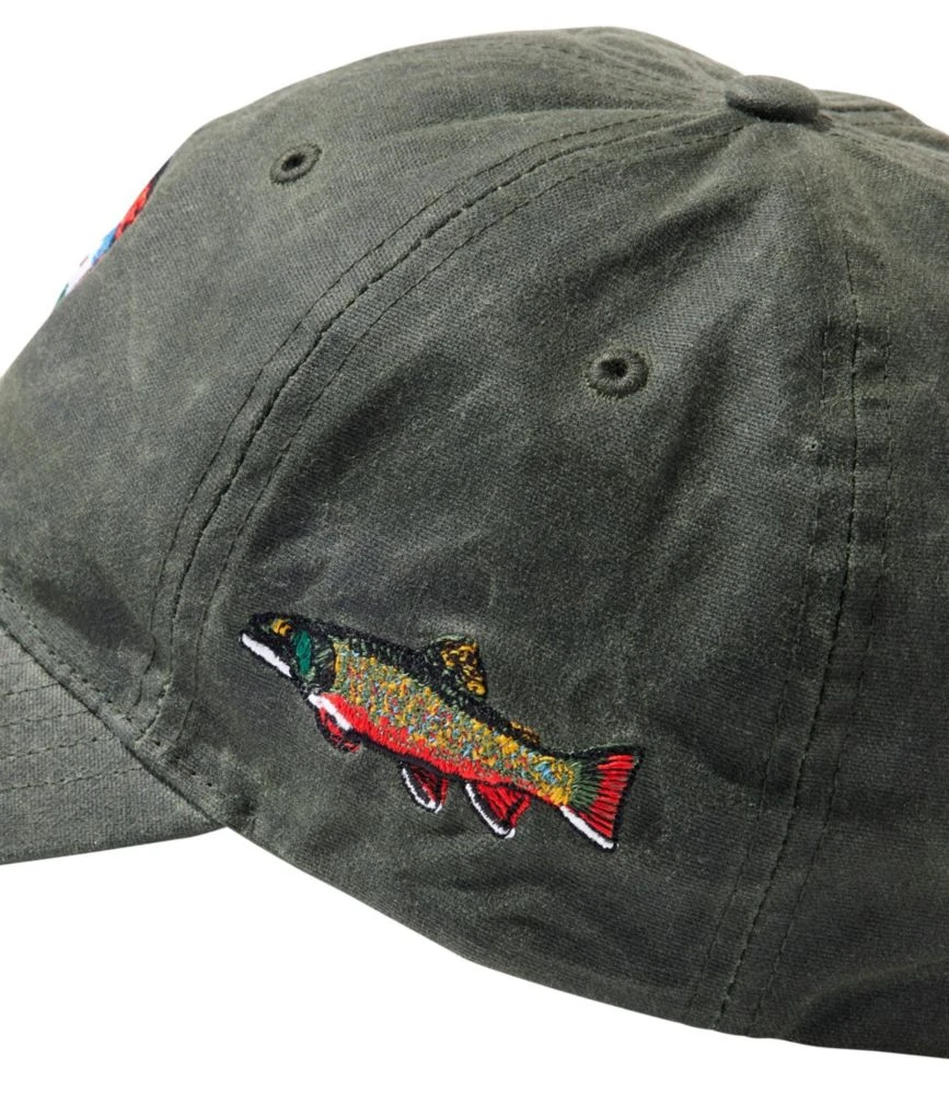 L.L.Bean Adults' MIF&W Waxcloth Hat, Brook Trout 5 L.L.Bean Adults' MIF&W Waxcloth Hat, Brook Trout - Image 3