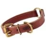 L.L.Bean Boyt High Prairie Leather Dog Collar With Safety Ring -L.L.Bean 285766 150 41