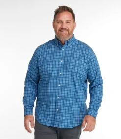 L.L.Bean Men's Wrinkle-Free Kennebunk Sport Shirt, Slightly Fitted Check -L.L.Bean 287889 0 46