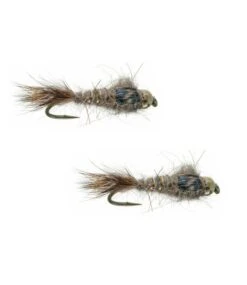 L.L.Bean Tungsten Gold Ribbed Hare's Ear, 2-Pack