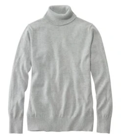 L.L.Bean Women's Cotton/Cashmere Sweater, Turtleneck