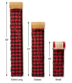 L.L.Bean Toboggan With Cushion And Buffalo Plaid Cushion Cover, Small -L.L.Bean 292346 0 48 1