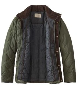 Men's L.L.Bean Upcountry Waxed-Cotton Down Jacket -L.L.Bean 296112 0 46