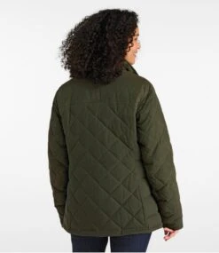 Women's L.L.Bean Upcountry Waxed-Cotton Down Jacket -L.L.Bean 296116 0 45 1