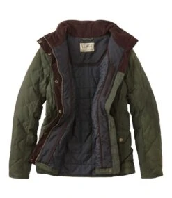 Women's L.L.Bean Upcountry Waxed-Cotton Down Jacket -L.L.Bean 296116 0 46