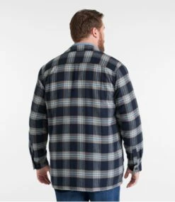 L.L.Bean Men's Fleece-Lined Flannel Shirt, Traditional Fit -L.L.Bean 298189 0 47