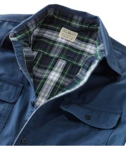 L.L.Bean Men's Flannel-Lined Hurricane Shirt -L.L.Bean 298205 0 48