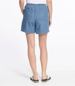 L.L.Bean Women's Original Sunwashed Shorts, Denim -L.L.Bean 301608 0 45