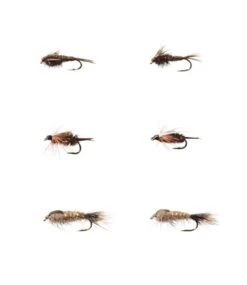 L.L.Bean Umpqua Six-Piece All-Purpose Nymph Fly Selection