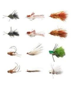 L.L.Bean Umpqua 12-Piece Smallmouth Bass Fly Selection