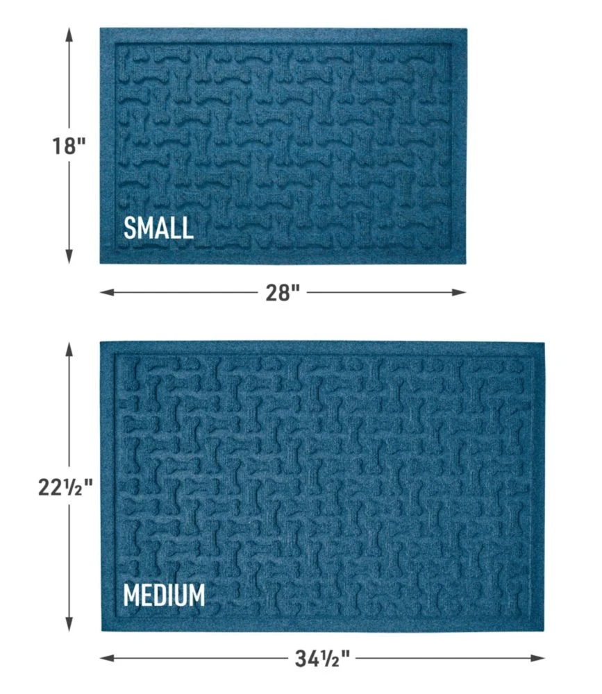 L.L.Bean Recycled Waterhog Dog Mat, Herringbone 6 L.L.Bean Recycled Waterhog Dog Mat, Herringbone - Image 4