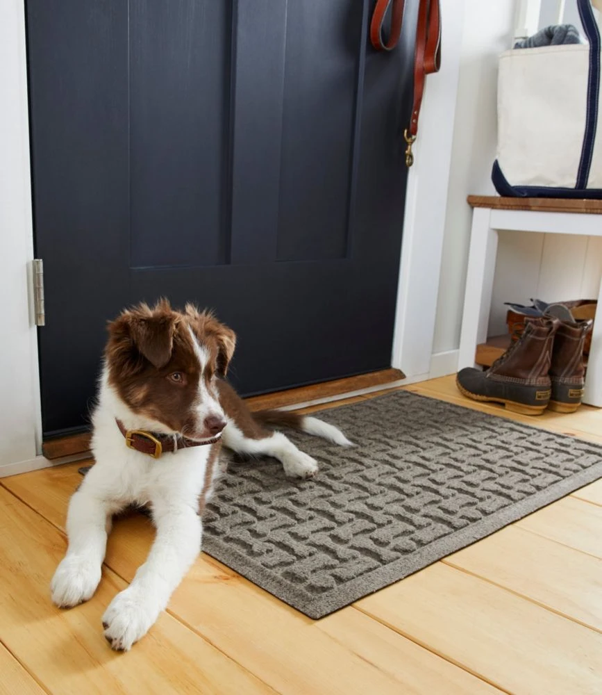 L.L.Bean Recycled Waterhog Dog Mat, Herringbone 8 L.L.Bean Recycled Waterhog Dog Mat, Herringbone - Image 6