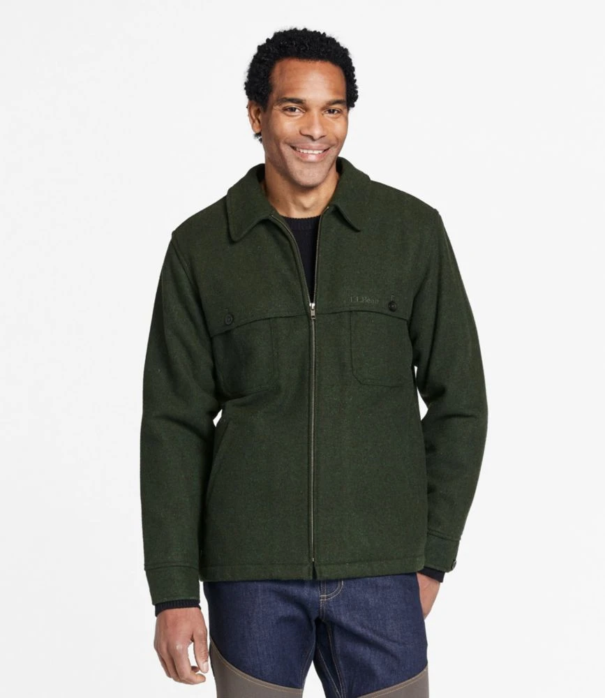 L.L.Bean Men's Maine Guide Zip-Front Jac-Shirt With PrimaLoft 4 L.L.Bean Men's Maine Guide Zip-Front Jac-Shirt With PrimaLoft - Image 2
