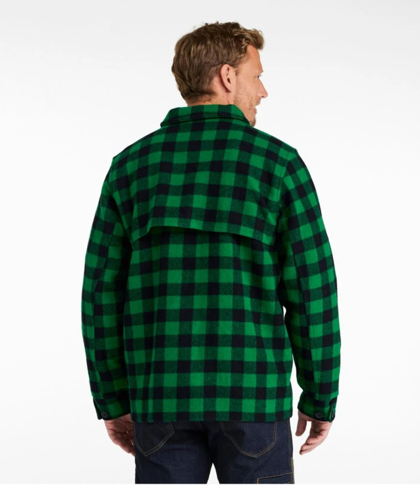 L.L.Bean Men's Maine Guide Zip-Front Jac-Shirt, Plaid 5 L.L.Bean Men's Maine Guide Zip-Front Jac-Shirt, Plaid - Image 3