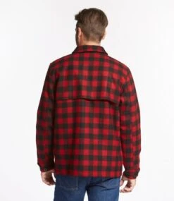L.L.Bean Men's Maine Guide Zip-Front Jac-Shirt With PrimaLoft, Plaid -L.L.Bean 500514 0 45
