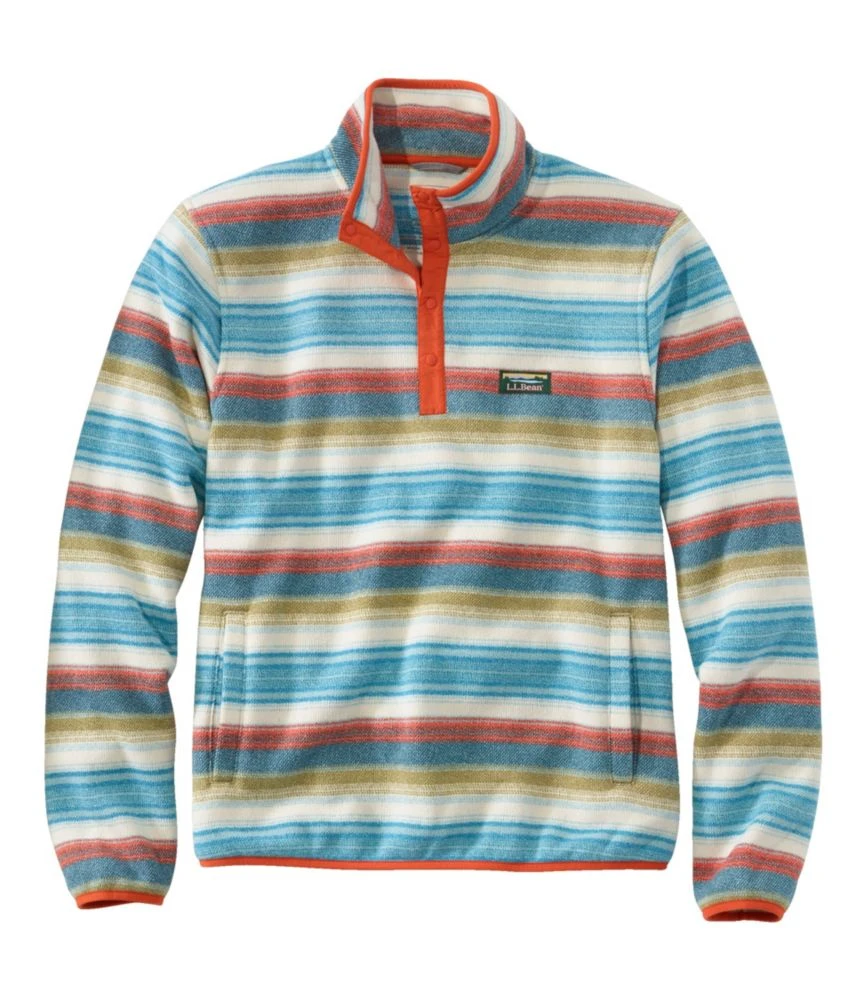 Men's L.L.Bean Sweater Fleece Pullover, Print 3 Men's L.L.Bean Sweater Fleece Pullover, Print