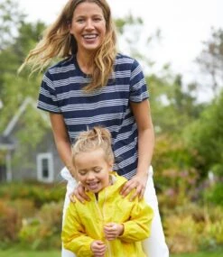 L.L.Bean Women's Saturday T-Shirt, Crewneck Short-Sleeve Stripe -L.L.Bean 501595 0 46