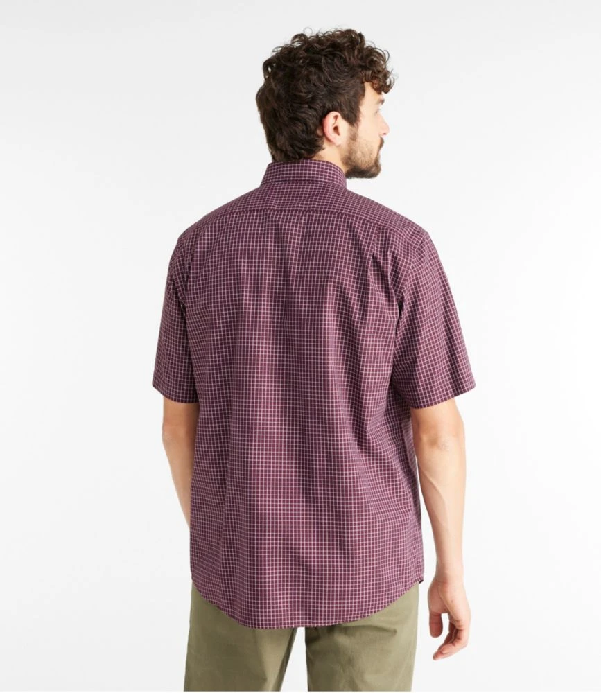 L.L.Bean Men's Wrinkle-Free Kennebunk Sport Shirt, Traditional Fit Short-Sleeve Check 5 L.L.Bean Men's Wrinkle-Free Kennebunk Sport Shirt, Traditional Fit Short-Sleeve Check - Image 3