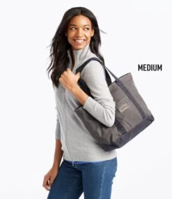 L.L.Bean Waxed-Canvas Tote Bag -L.L.Bean 502265 0 47