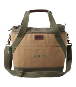 L.L.Bean Insulated Waxed-Canvas Tote, Medium -L.L.Bean 502268 0 47 1