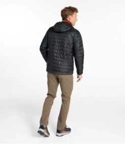 L.L.Bean Men's PrimaLoft Packaway Hooded Jacket -L.L.Bean 503392 0 47