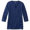 Women's L.L.Bean Tee, Three-Quarter-Sleeve Splitneck Tunic -L.L.Bean 503593 33605 41