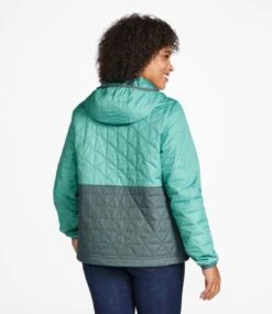 L.L.Bean Women's Katahdin Insulated Pullover, Colorblock -L.L.Bean 503857 0 45
