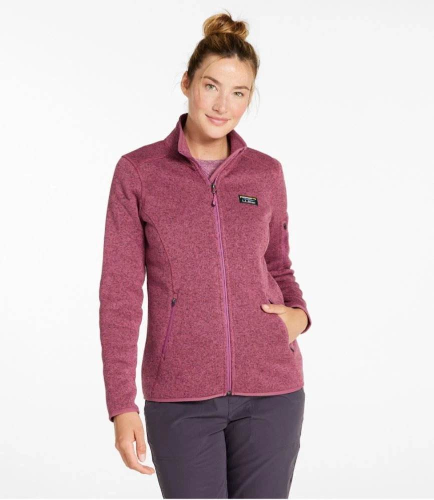 Women's L.L.Bean Sweater Fleece Full-Zip Jacket 4 Women's L.L.Bean Sweater Fleece Full-Zip Jacket - Image 2