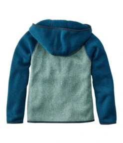 Kids' L.L.Bean's Sweater Fleece, Hooded Colorblock -L.L.Bean 504934 0 46