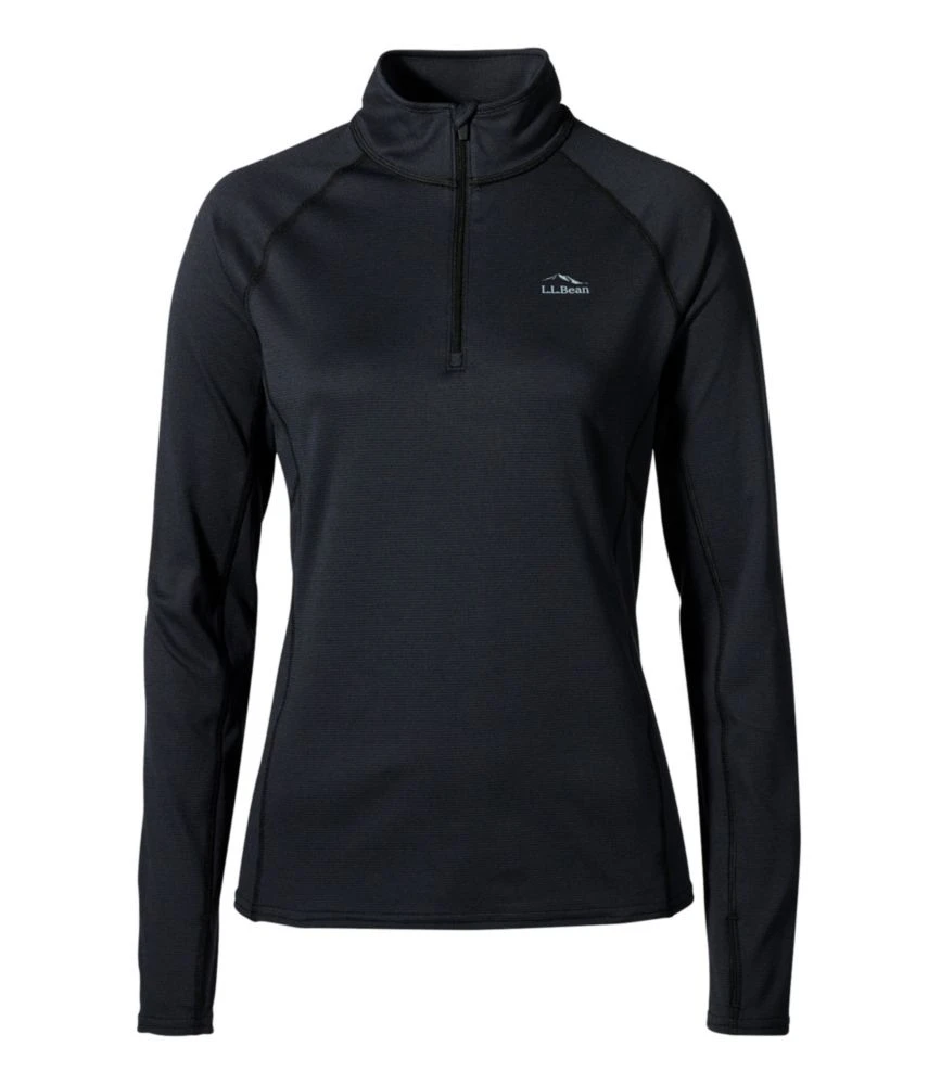 Women's L.L.Bean Midweight Base Layer, 1/4 Zip 3 Women's L.L.Bean Midweight Base Layer, 1/4 Zip