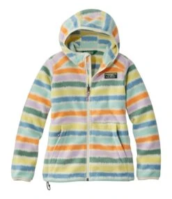 L.L.Bean Kids' Mountain Classic Fleece, Hooded, Print