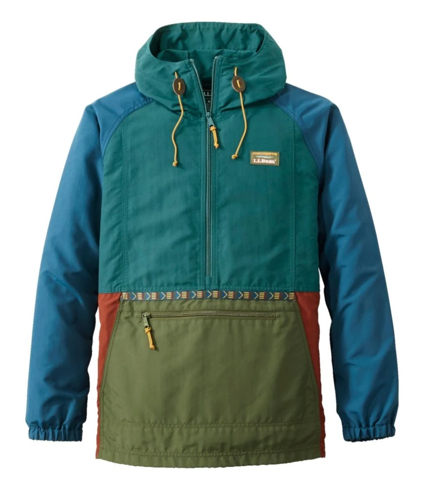 L.L.Bean Men's Mountain Classic Anorak, Multi-Color 3 L.L.Bean Men's Mountain Classic Anorak, Multi-Color