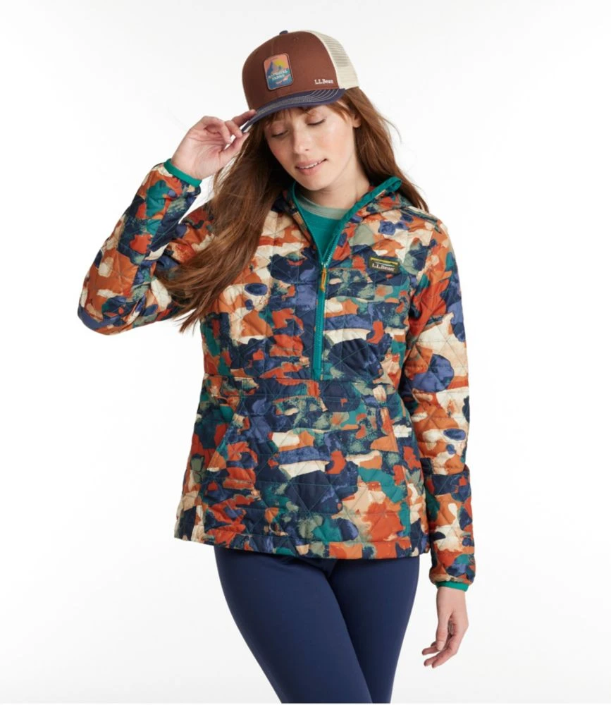 L.L.Bean Women's Katahdin Insulated Pullover, Print 4 L.L.Bean Women's Katahdin Insulated Pullover, Print - Image 2