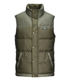 L.L.Bean Men's Mountain Classic Down Vest, Colorblock