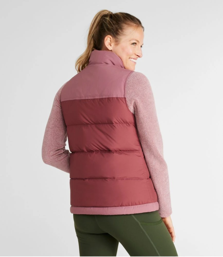 L.L.Bean Women's Mountain Classic Down Vest, Colorblock 5 L.L.Bean Women's Mountain Classic Down Vest, Colorblock - Image 3