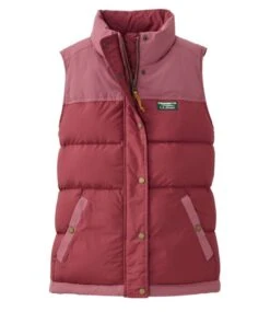 L.L.Bean Women's Mountain Classic Down Vest, Colorblock
