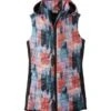 L.L.Bean Women's PrimaLoft Packaway Long Vest, Print -L.L.Bean 505996 51752 41
