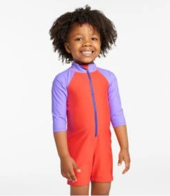 L.L.Bean Toddlers' Sun-and-Surf Bodysuit, Colorblock -L.L.Bean 506500 0 44